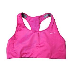 Nike Dri-Fit Victory Shape High Support Sports Bra Barbie Fuchsia Pink Size S
